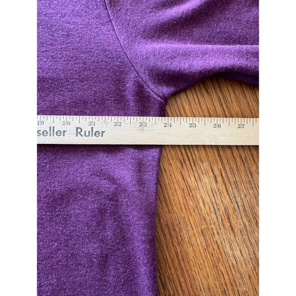 Orvis Womens Purple Sweatshirt L Long Sleeve Crewneck Soft & Stretchy - Picture 8 of 8
